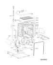 Схема №2 ADG 8942 NB с изображением Панель для посудомоечной машины Whirlpool 481010590980