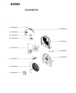 Схема №1 CC3010B1/75 с изображением Декоративная панель для обогревателя (вентилятора) Seb FS-00000066