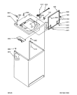 Схема №2 3LBR8255EQ AWM 942 с изображением Декоративная панель для стиралки Whirlpool 481244019695