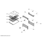Схема №3 HBN13N521B с изображением Фронтальное стекло для духового шкафа Bosch 00664499