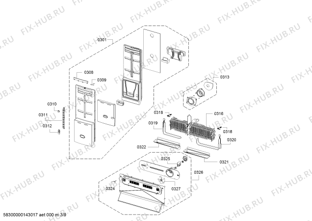 Схема №2 B26FT70SNS с изображением Конденсатор для холодильной камеры Bosch 00618153