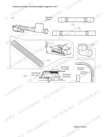 Схема №2 GS 6719/1 IN с изображением Ручка для посудомойки Whirlpool 480140100894