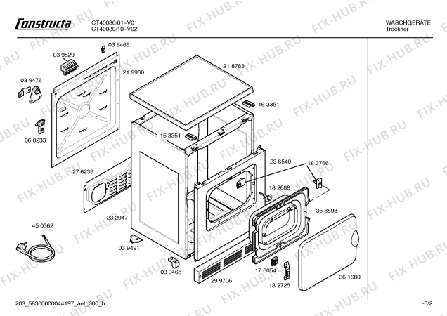 Схема №1 CT40080 T400 с изображением Ручка выбора программ для сушилки Bosch 00418784