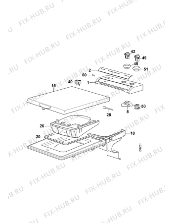 Взрыв-схема стиральной машины Zanussi TL592 - Схема узла Command panel 037