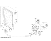 Схема №3 SMS68M28AU SilencePlus с изображением Передняя панель для электропосудомоечной машины Bosch 11002642