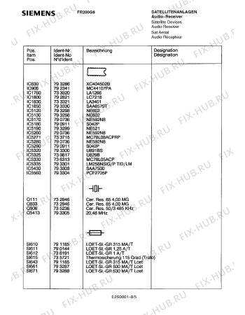 Схема №2 FR200G6 с изображением Модуль управления для жк-телевизора Siemens 00758646