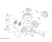 Схема №1 BGC05A220A Cleann'n с изображением Колесо для мини-пылесоса Bosch 12022751