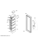 Схема №2 KSR34464GB с изображением Уплотнитель двери для холодильной камеры Bosch 00242512