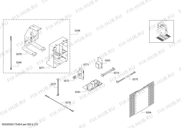 Взрыв-схема вытяжки Bosch DIB091E59 Bosch - Схема узла 02