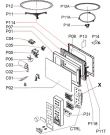 Схема №1 UMO20DB (506328) с изображением Дверца для микроволновки Gorenje 326232