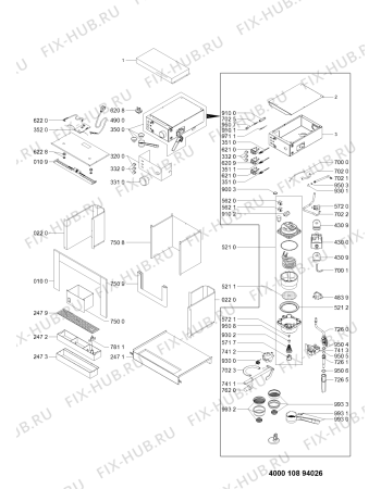 Схема №1 CM 5038 IX HA с изображением Часть корпуса для свч печи Whirlpool 481010885744