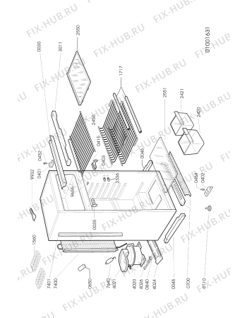 Схема №1 ARF 224/4 с изображением Переключатель для холодильника Whirlpool 481228238182