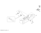 Схема №3 3HB539XI с изображением Модуль управления, незапрограммированный для электропечи Bosch 00674948