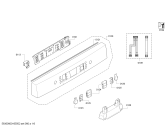 Схема №1 SMS68M12AU ActiveWater, Made in Germany с изображением Передняя панель для посудомойки Bosch 00746025