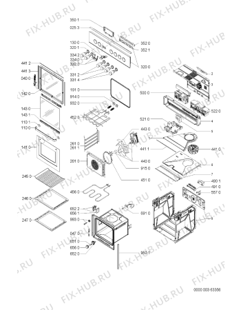 Схема №1 BLZV 4000/A NB с изображением Клавиша для духового шкафа Whirlpool 481241278929