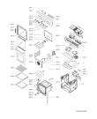 Схема №1 BLZV 4000/A NB с изображением Клавиша для духового шкафа Whirlpool 481241278929