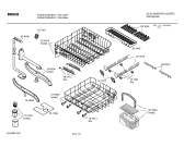Схема №1 SGS57E02GB с изображением Передняя панель для электропосудомоечной машины Bosch 00439496