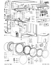 Схема №1 AWM9000G2 (F092359) с изображением Люк и обрамление для стиральной машины Indesit C00316499