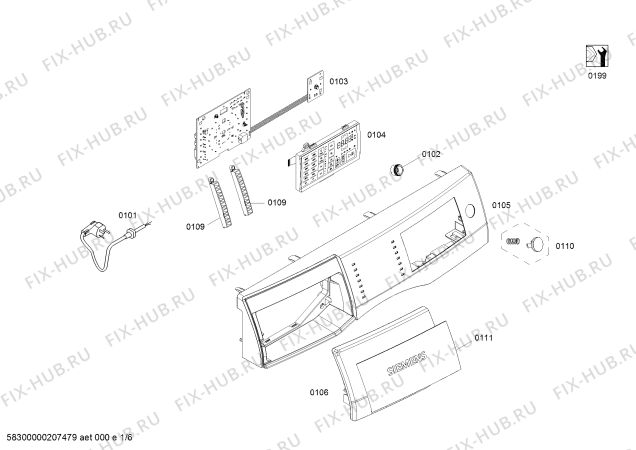 Схема №2 WDU28540IT с изображением Кабель для стиралки Bosch 12020387