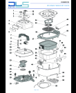 Схема №1 FH2101 IDEALFRY с изображением Крышка для электротостера DELONGHI 5912510991