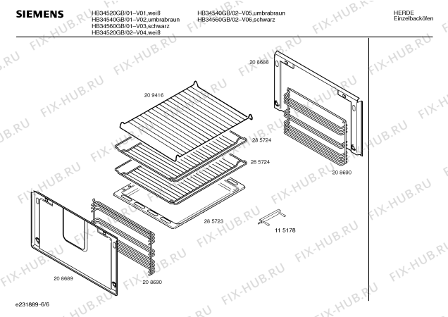Схема №2 HB27020DK с изображением Шарнир для плиты (духовки) Bosch 00094251
