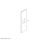 Схема №1 TFL24ID800 с изображением Внешняя дверь для холодильной камеры Bosch 00710974