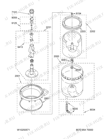 Схема №3 YMET3800TW2 с изображением Декоративная панель для стиральной машины Whirlpool 481944019755