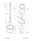Схема №3 YMET3800TW2 с изображением Труба для стиральной машины Whirlpool 481953028967