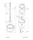 Схема №3 YMET3800TW2 с изображением Зажим для стиралки Whirlpool 480113100298