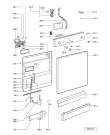 Схема №1 ADP 4557 WH с изображением Блок управления для посудомойки Whirlpool 481221838495