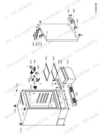 Схема №1 AFB635 (F091241) с изображением Наставление для холодильной камеры Indesit C00346643