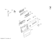 Схема №1 WM14B261NL iQ 100 с изображением Панель управления для стиралки Siemens 00746842