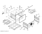 Схема №2 HLN342220B с изображением Фронтальное стекло для духового шкафа Bosch 00682608