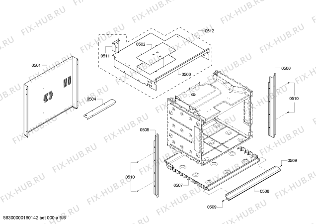 Схема №1 PODM301 с изображением Интерфейс для плиты (духовки) Bosch 00685322
