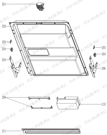 Взрыв-схема посудомоечной машины Gorenje GS53314XS (369313, GORENJE#10) - Схема узла 02