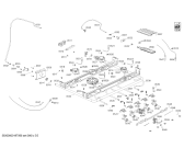 Схема №1 HSG75I30SC HSG75I30SC Cocina a gas Bosch Inox с изображением Панель для плиты (духовки) Bosch 11014983