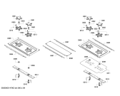 Схема №3 PRD304EG Thermador с изображением Держатель для плиты (духовки) Bosch 00685379