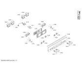 Схема №1 HCA754820 с изображением Панель управления для духового шкафа Bosch 00745279