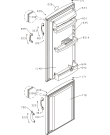 Схема №1 RC4181AW (414130, HZS2926) с изображением Дверца для холодильной камеры Gorenje 506098
