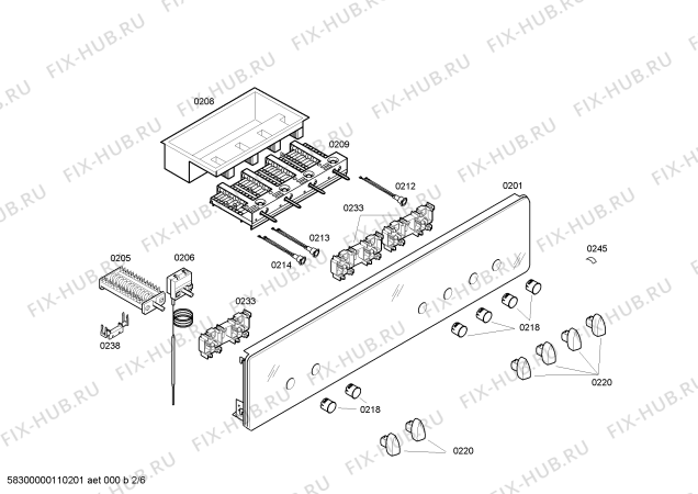 Схема №1 E1544E0 MEGA 1544E NOSTALGIE с изображением Крышка для плиты (духовки) Bosch 00474744