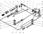 Схема №1 TL600GEA (F009394) с изображением Запчасть для плиты (духовки) Indesit C00125022