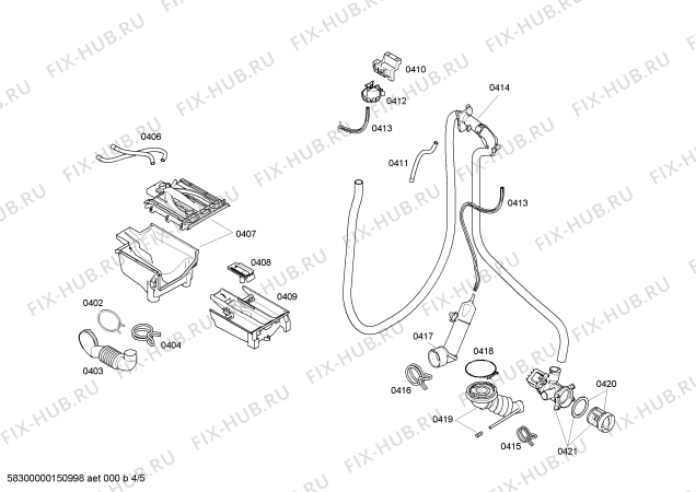 Схема №1 WLX20162BY Maxx 5 с изображением Соединительный кабель для стиральной машины Bosch 00469773