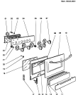 Схема №1 C631E6D (F014896) с изображением Клавиша для плиты (духовки) Indesit C00051418