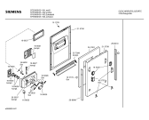 Схема №4 SF55460 с изображением Вкладыш в панель для электропосудомоечной машины Siemens 00357206