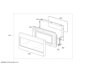 Схема №3 SEM302BS с изображением Декоративная рамка для плиты (духовки) Bosch 00473545