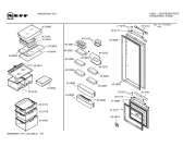 Схема №1 K9624X4 с изображением Дверь для холодильной камеры Bosch 00215608