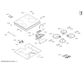 Схема №1 PKE611B17E с изображением Стеклокерамика для духового шкафа Bosch 00776297