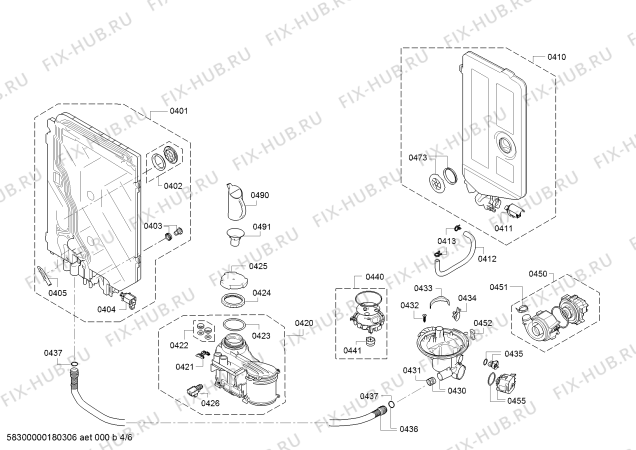 Схема №1 SPS53M52EU Super Silence с изображением Передняя панель для посудомоечной машины Bosch 00744531