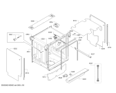Схема №1 SBV54M70EU SuperSilence с изображением Передняя панель для посудомоечной машины Bosch 11007091