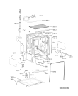 Схема №1 ADG 6570 SD IX с изображением Панель для посудомойки Whirlpool 481010438822